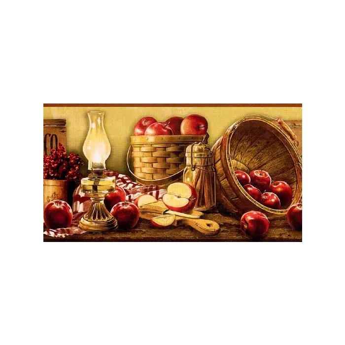 Basket of Apples Wallpaper Border