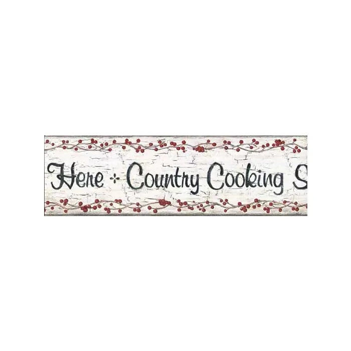 Country Cooking Wallpaper Border