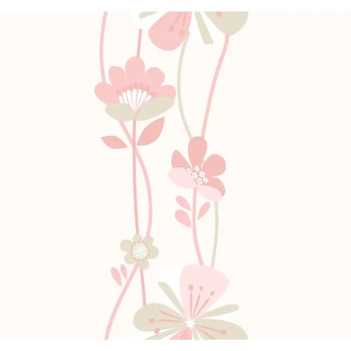 Vining Floral Stripe Wallpaper KS2234