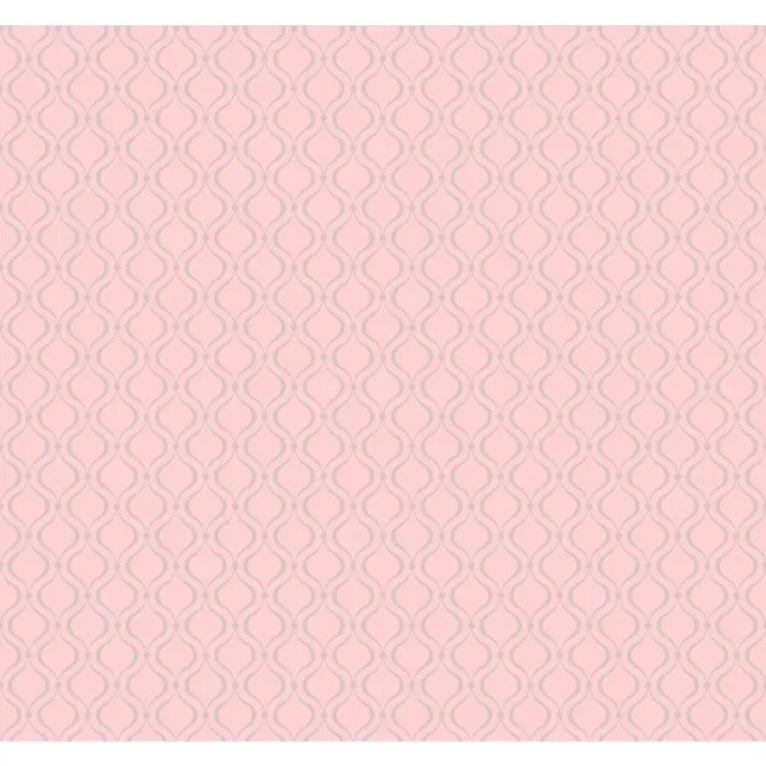 Soft Pink Glitter Trellis Wallpaper KS2240