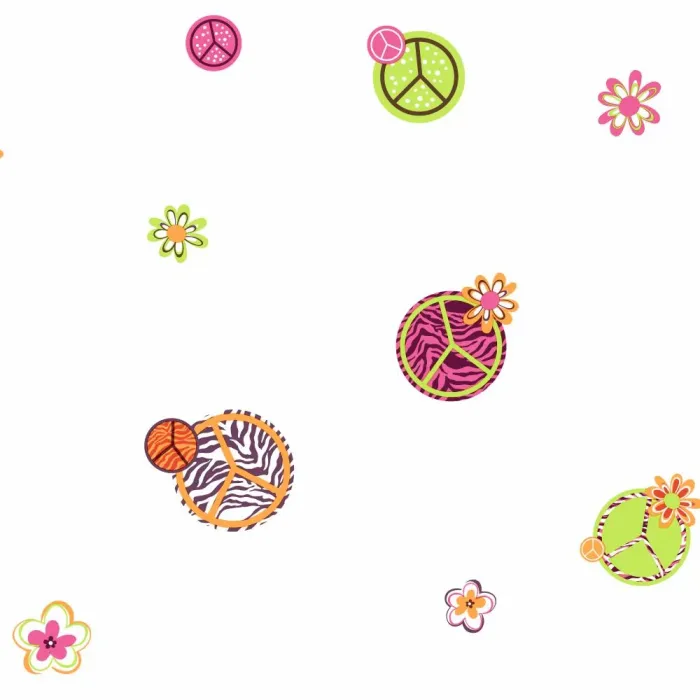 Peace Sign Icon Wallcovering KS2282