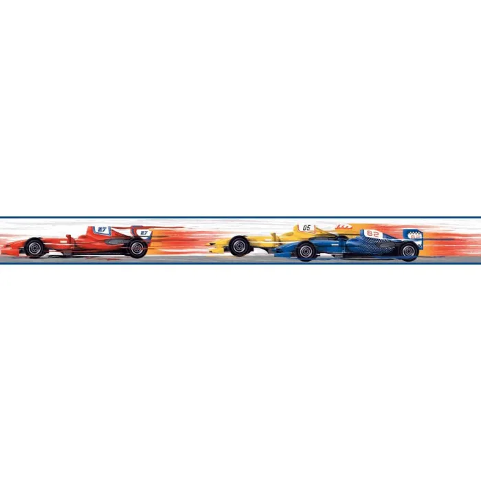 Cool Kids Race Car Border