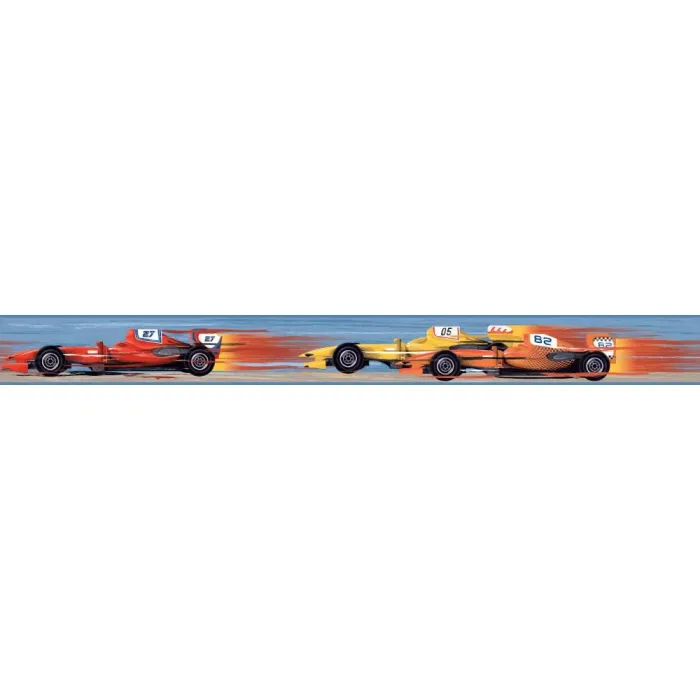 Cool Kids Race Car Border