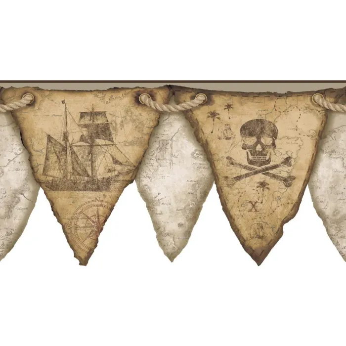 Cool Kids Pirates Pennant Border