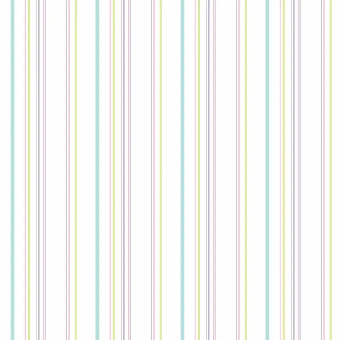 Cool Kids Wide Multi Stripe Wallpaper