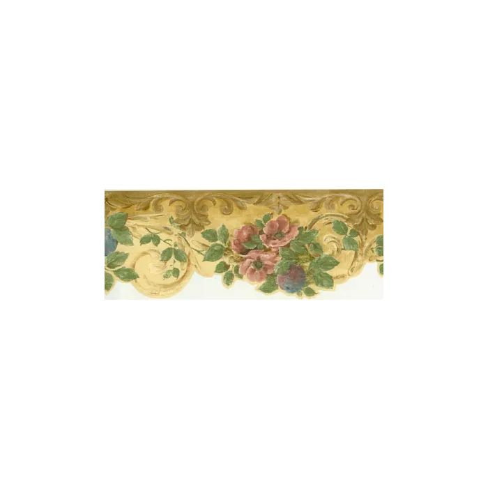 Blue Berry Plant Wallpaper Border