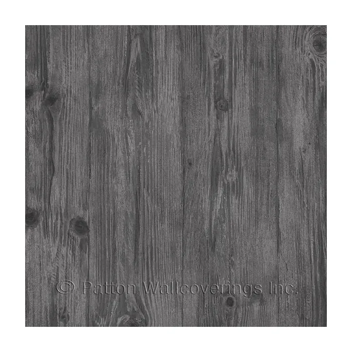 Woodgrain Wallpaper Black Norwall Wallcovering LL36207