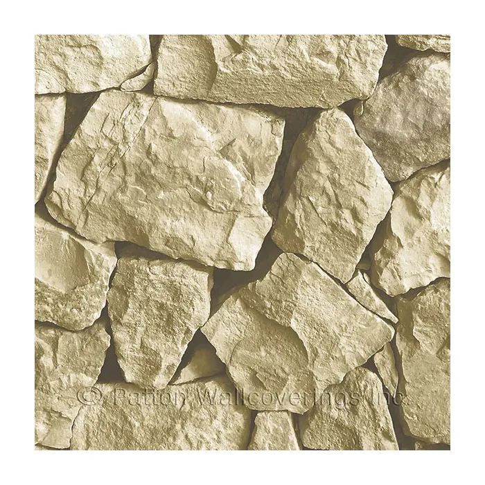 Spanish Stone Wallpaper Cream, Brown Norwall Wallcovering LL36222