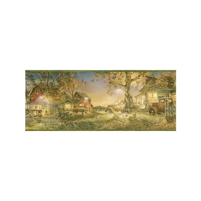 Lakeside Lodge Wallpaper Border LL50151B 
