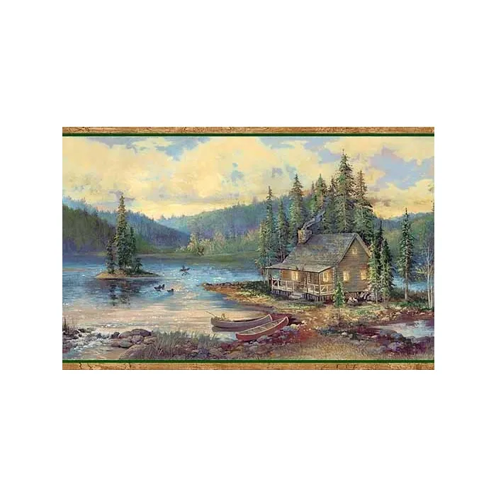 Echo Lake Wallpaper Border