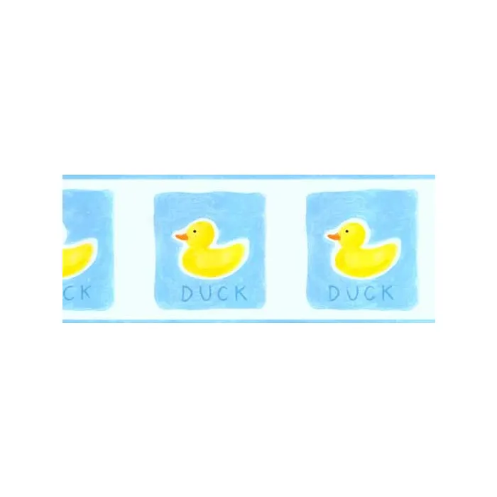 Yellow Rubber Ducky Wallpaper Border LW79151B
