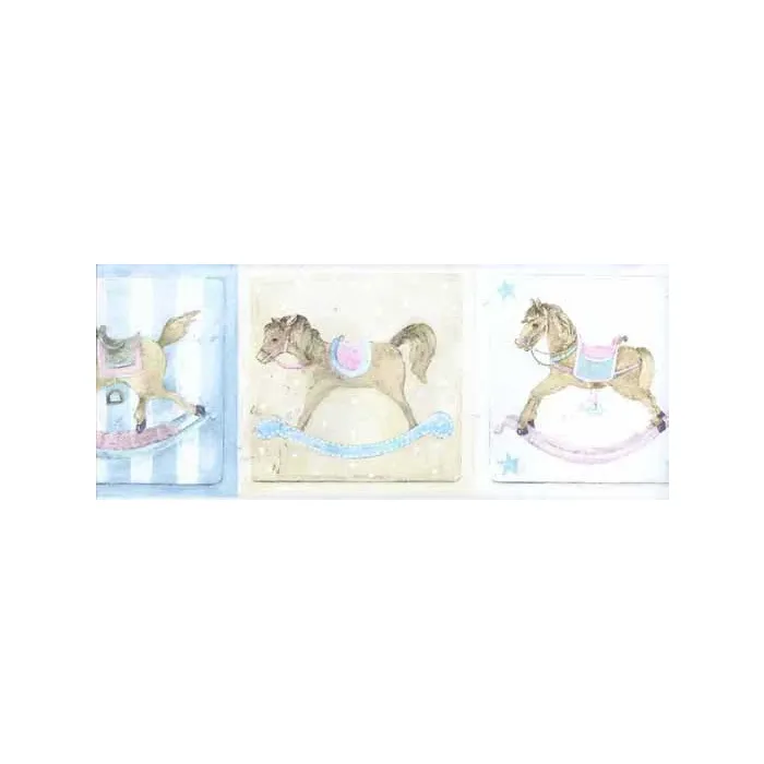 Rocking Horse Wallpaper Border