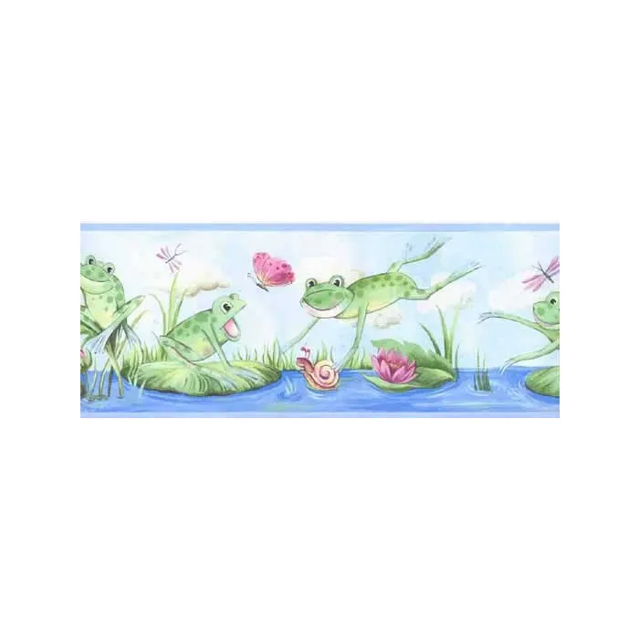Hoppy Frog Wallpaper Border