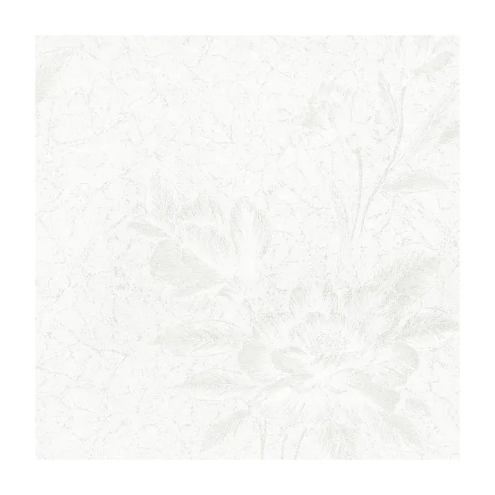 In Register Grand Floral Wallpaper Pearl, White Norwall Wallcovering MD29448