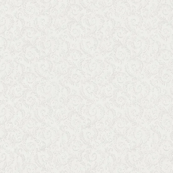 Allover Scroll Emboss Wallpaper Pearl, White Norwall Wallcovering MD29450