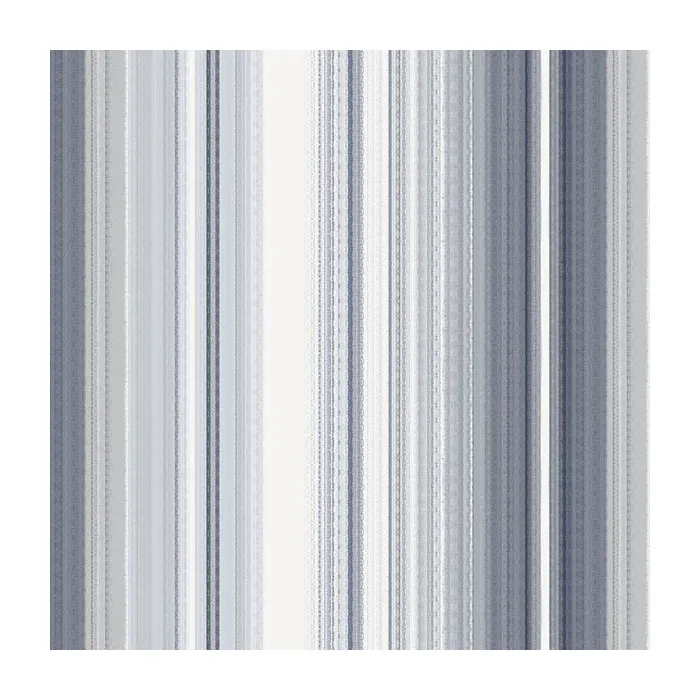 Organic Stripe Wallpaper Navy Norwall Wallcovering MH36511