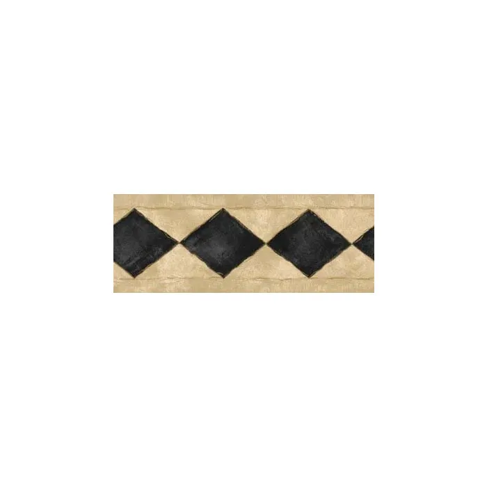 Black Diamond Architectural Wallpaper Border