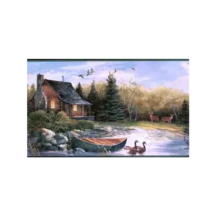 Hunters Retreat Wallpaper Border