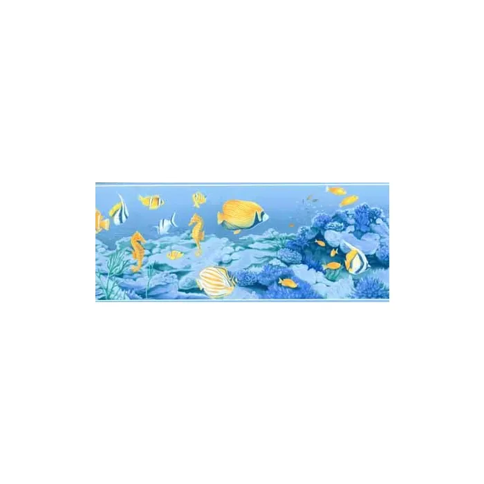 Blue Life Underwater Wallpaper Border OA72888