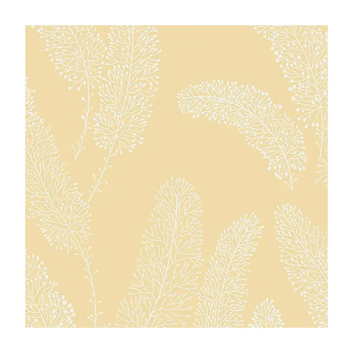 Feather Wallpaper Yellow Norwall Wallcovering PA34251