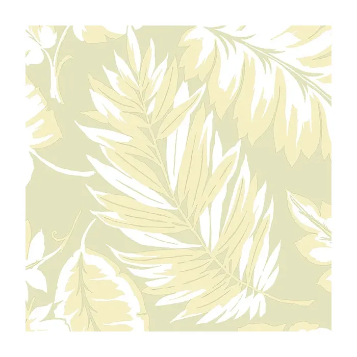 Palm Leaf Wallpaper Green Norwall Wallcovering PA34257