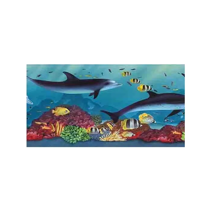 Under the Sea Dolphin Wallpaper Border