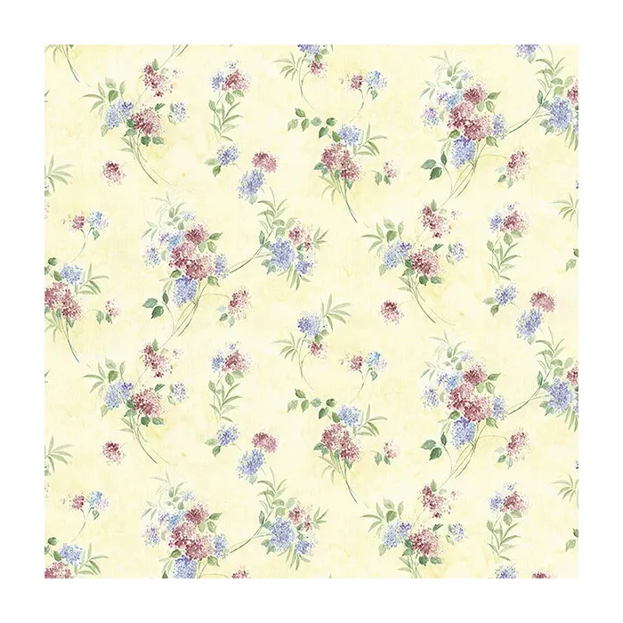 Mini Spring Time Trail Wallpaper Yellow, Blue, Pink Norwall Wallcovering PP23714