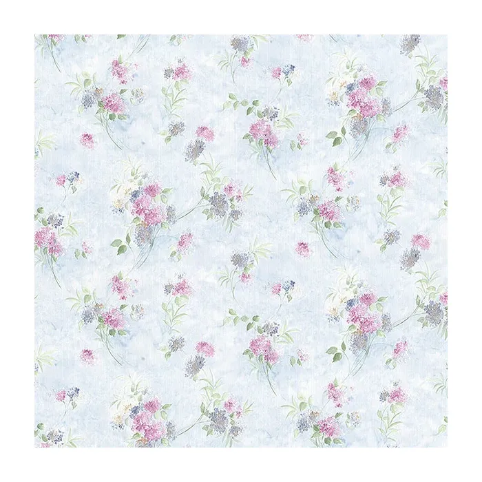 Mini Spring Time Trail Wallpaper Blue, Pink, Purple Norwall Wallcovering PP23716