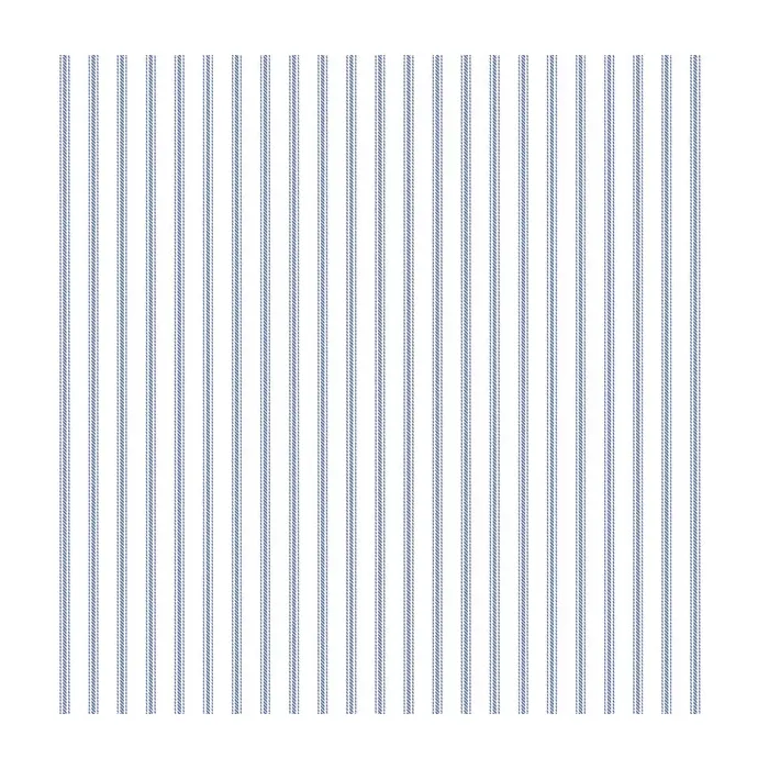 Tailored Stripe Positive Wallpaper Dark Blue Norwall Wallcovering PP27739