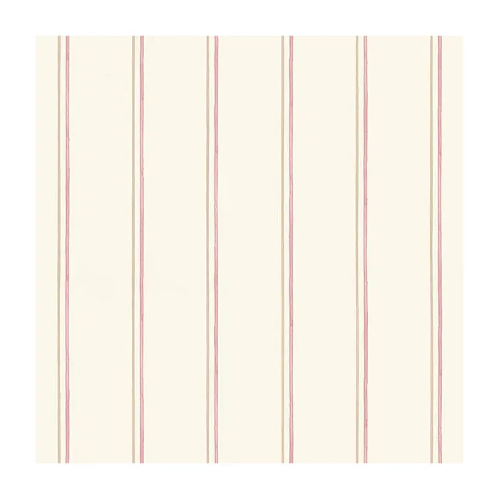 Thin Stripe Wallpaper Pink, Beige Norwall Wallcovering PP35502