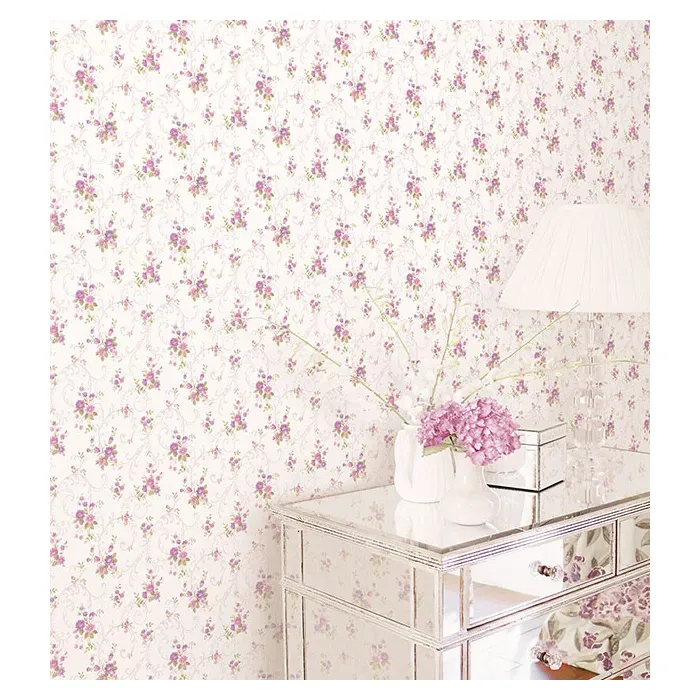 Rhiannon Trail Wallpaper Purple, Pink, Green Norwall Wallcovering PP35510