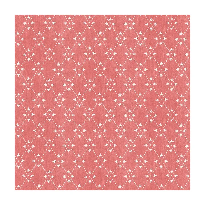 Paisley Print Wallpaper Red Norwall Wallcovering PP35519