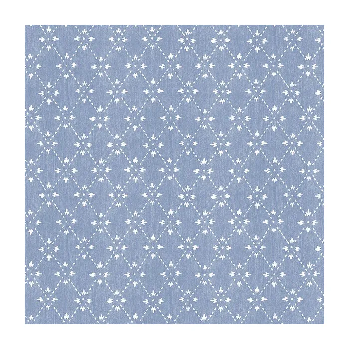 Paisley Print Wallpaper Blue Norwall Wallcovering PP35520