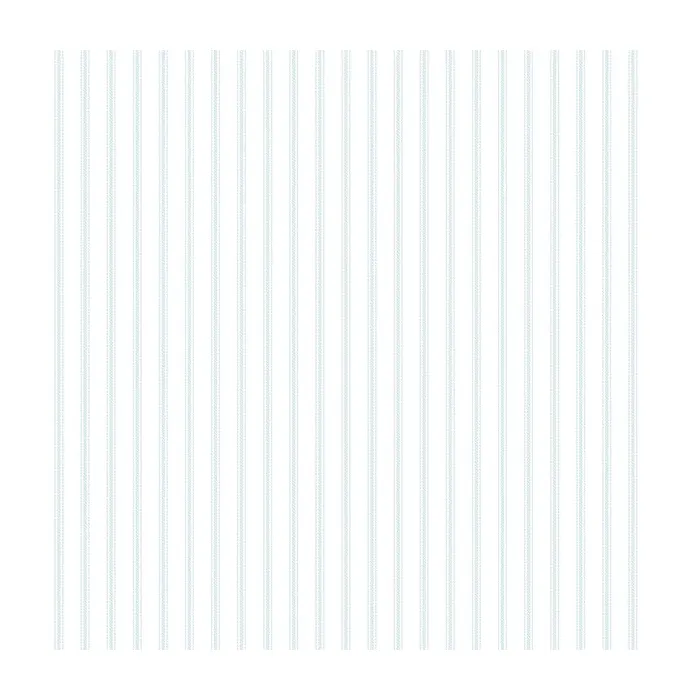 Tailored Stripe Positive Wallpaper Teal Norwall Wallcovering PP35526