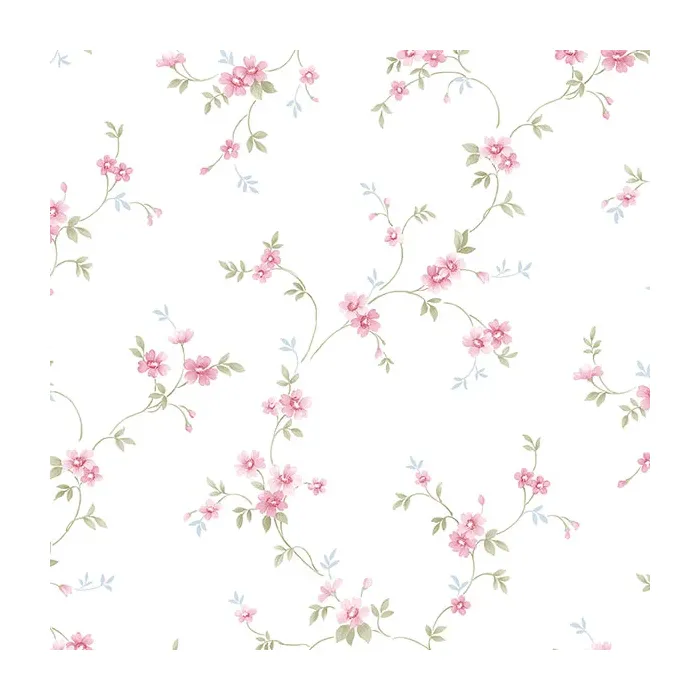 Como Trail Wallpaper Pink, Green, Blue Norwall Wallcovering PR33838