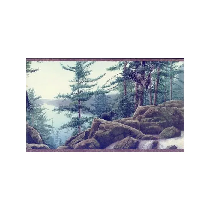 Woodland Wildlife Wallpaper Border- 1 Left