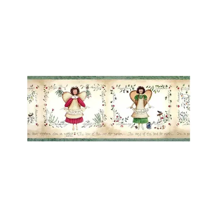 Green Angel Wallpaper Border