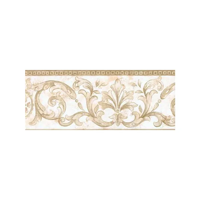 Gold Architectural Design Wallpaper Border