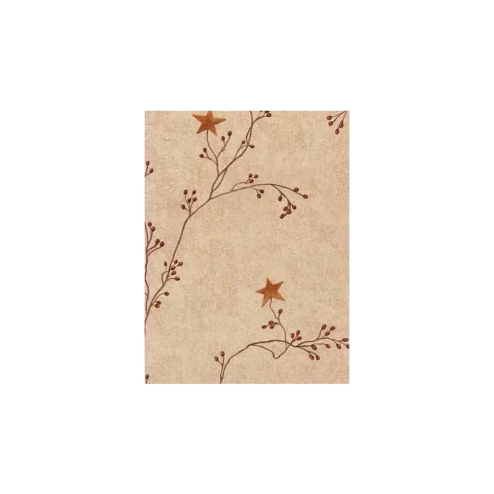 Crackle Star and Pip Berry Vine Wallpaper