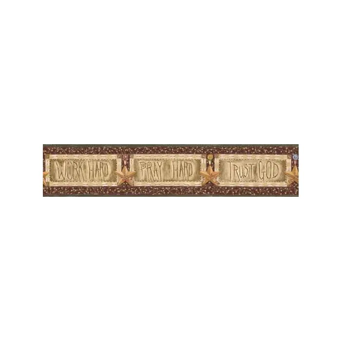 Green Country Sampler Wallpaper Border