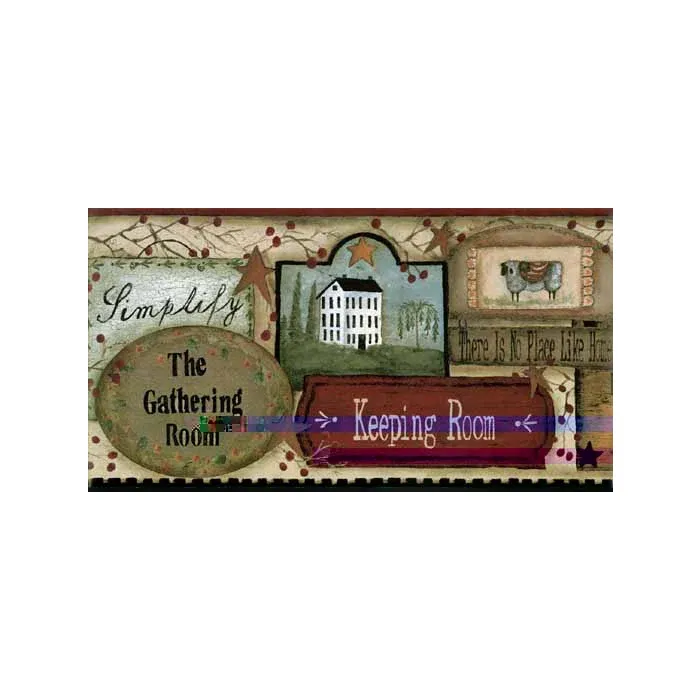 Country Charm Wallpaper Border