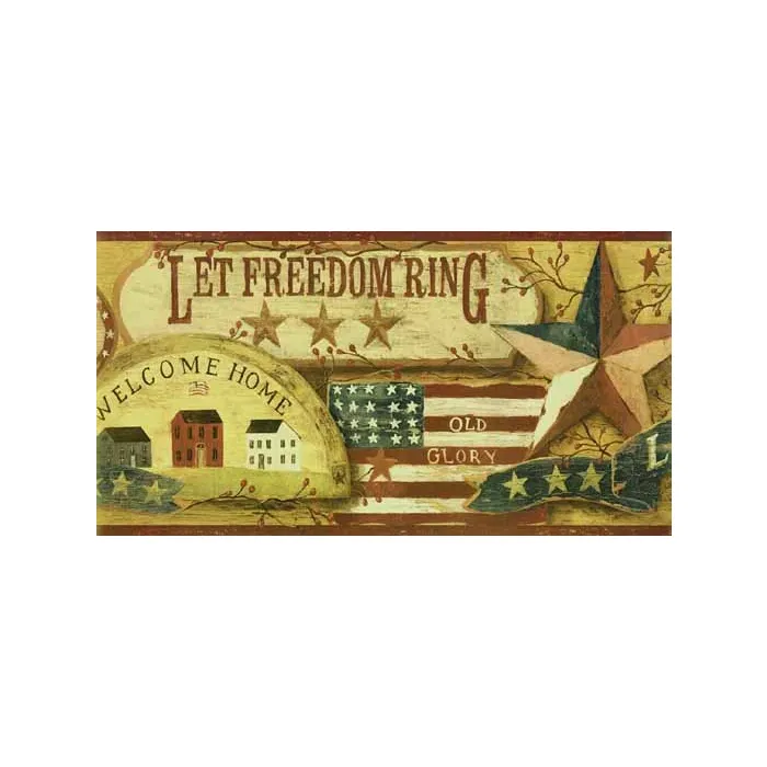 Country Saying Wallpaper Border