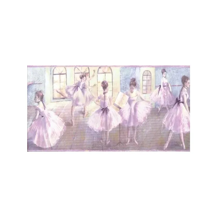 Antique Ballerina Wallpaper Border