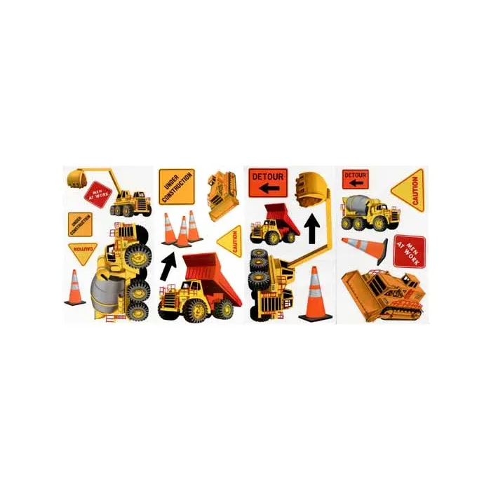 Under Construction Peel and Stick Cutout