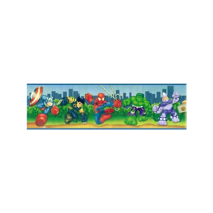 Spiderman Self Adhesive Wallpaper Border