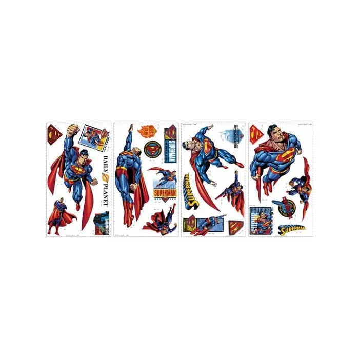 Superman Peel and Stick Appliques