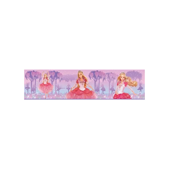 Dancing Princess Barbie Wallpaper Border
