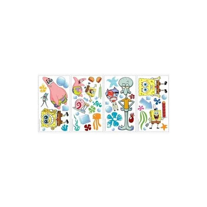 Spongebob Peel and Stick Appliques
