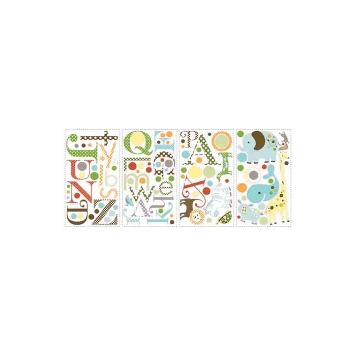 Alphabet Peel and Stick Appliques