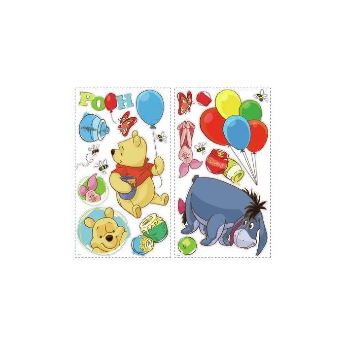 Walt Disney Kids Ii Pooh & Friends Wall Decals